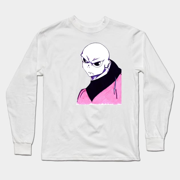 Jiren from dragon ball super Long Sleeve T-Shirt by jorge_lebeau